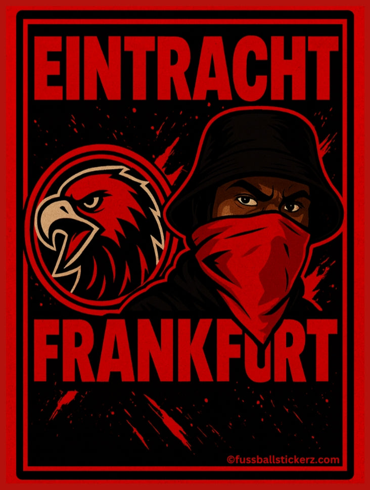 "Eintracht Frankfurt" 10 - 500 Sticker (Premium-Qualität)