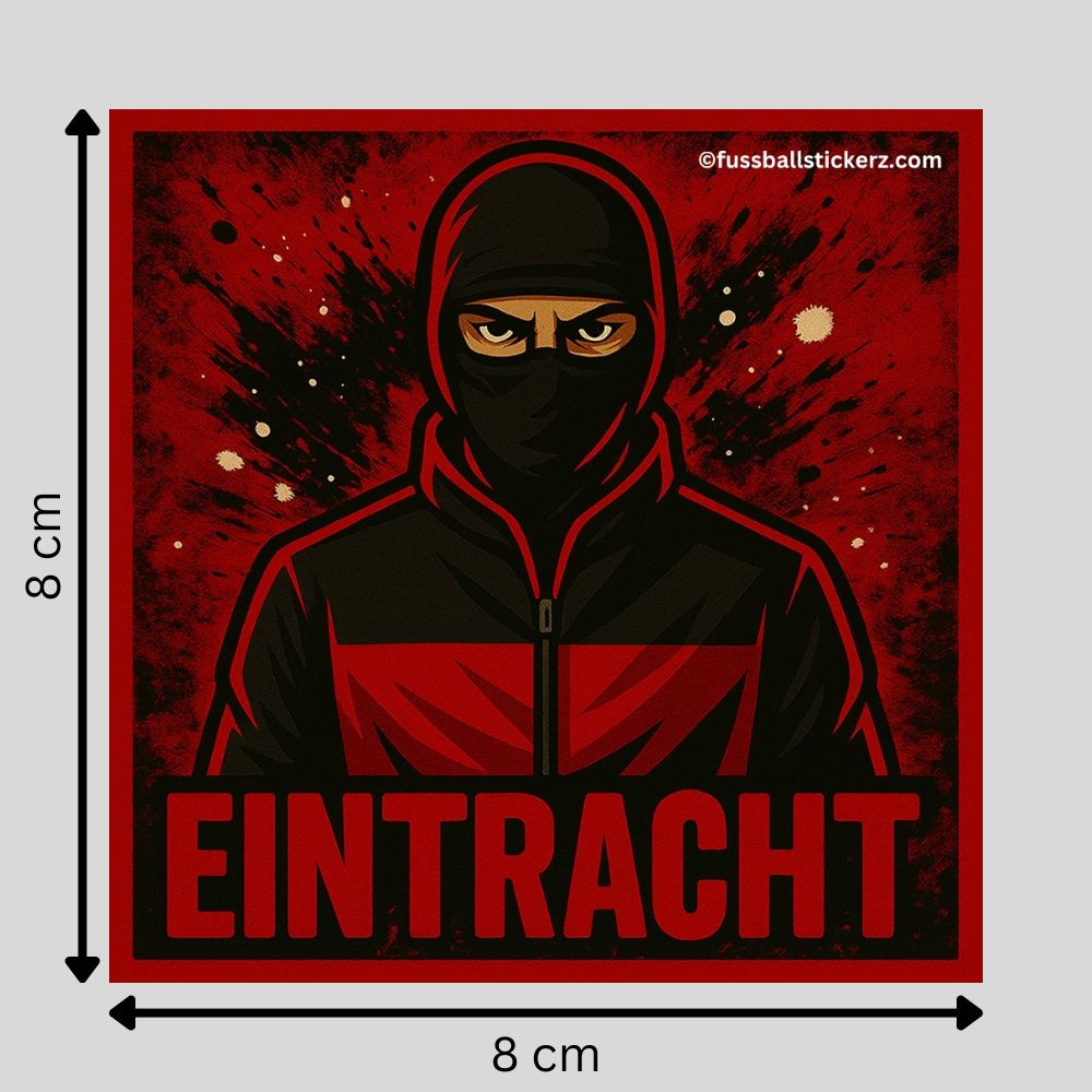 "Eintracht" 10 - 500 Sticker (Premium-Qualität) 8x8cm