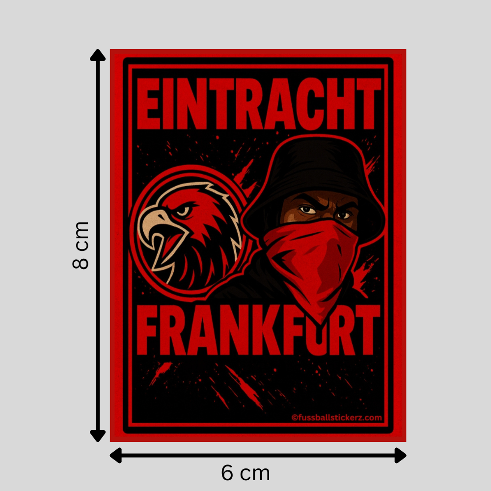 "Eintracht Frankfurt" 10 - 500 Sticker (Premium-Qualität)